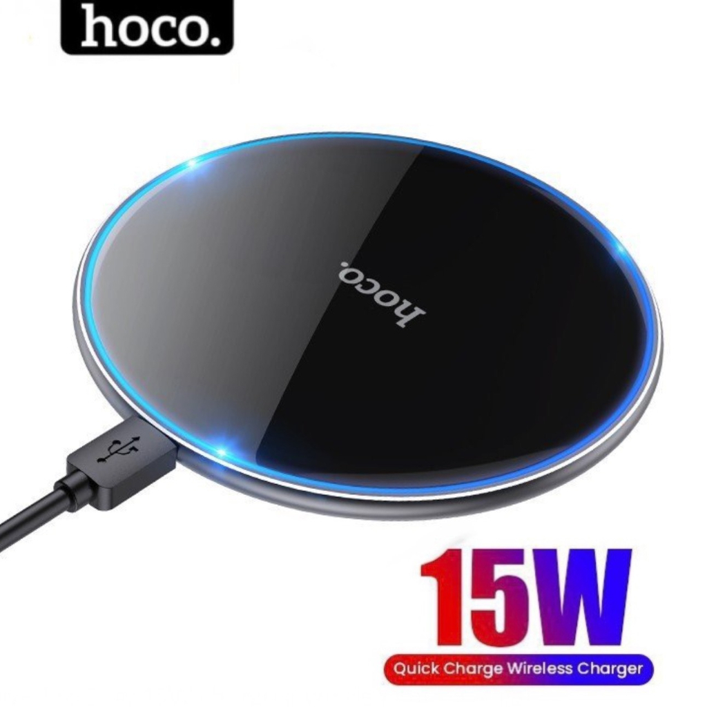 Đế sạc không dây sạc nhanh 15w chính hãng HOCO dùng cho iphone samsung xiaomi ... | BigBuy360 - bigbuy360.vn