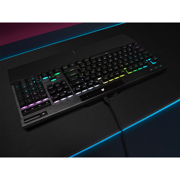 Bàn phím Corsair K70 PRO-BLK-OPX Silver-RGB/CH-910941A-NA