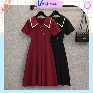[ ORDERTB VR048] Váy sơ mi nữ, đầm dáng midi cúc chéo vải mềm thiết kế thanh lịch tiểu thư công sở
