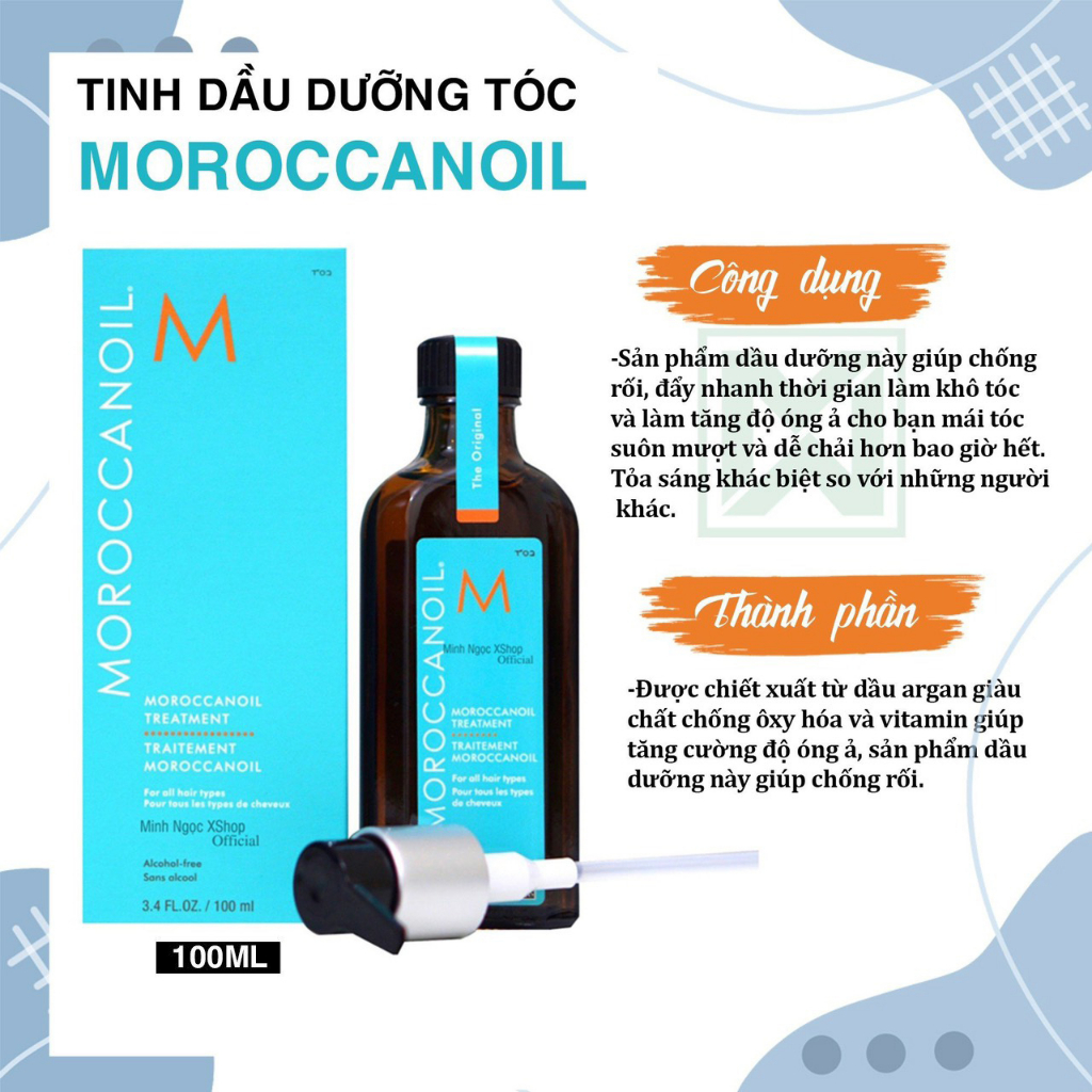 Tinh dầu dưỡng tóc Moroccanoil Treatment Original 100ML