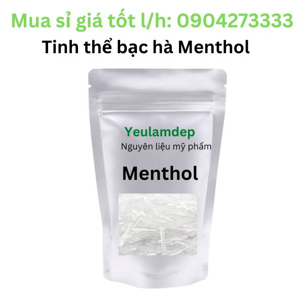 100g TINH THỂ BẠC HÀ - MENTHOL CRYSTALS GIÁ TỐT