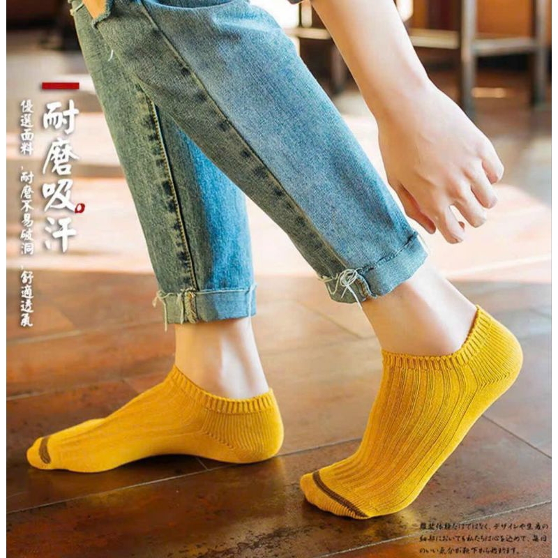 Set 5 đôi tất vớ màu thời trang kiểu đơn giản trẻ trung hottrend cổ ngắn siêu xinh hàng đẹp giá rẽ mẫu mới hot hit