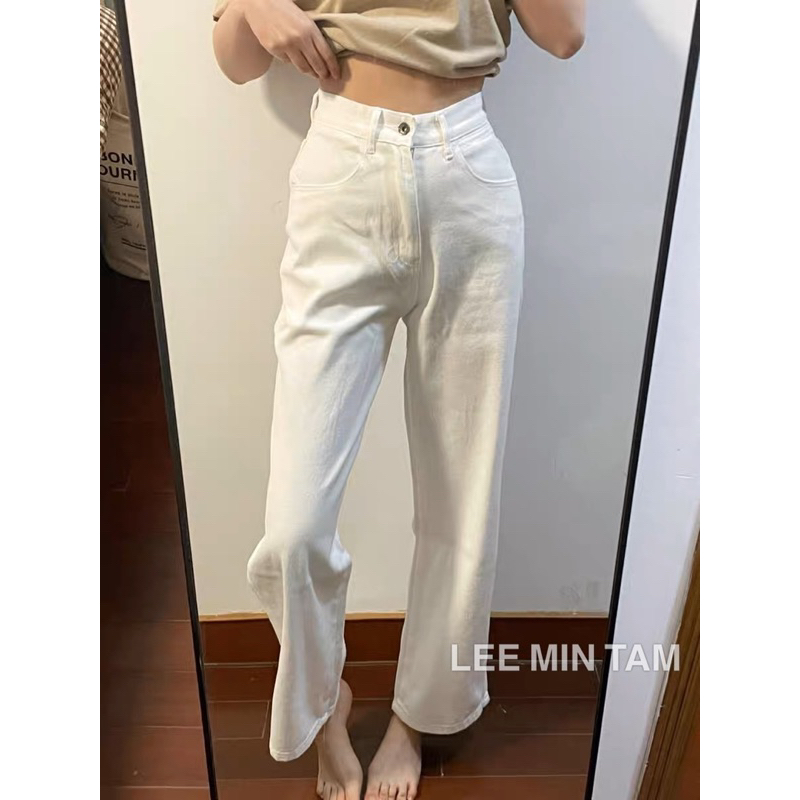 Quần Jean Ống Suông Dài Nữ Lưng Cao Cao Cấp Cực Hot Hàng Qccc