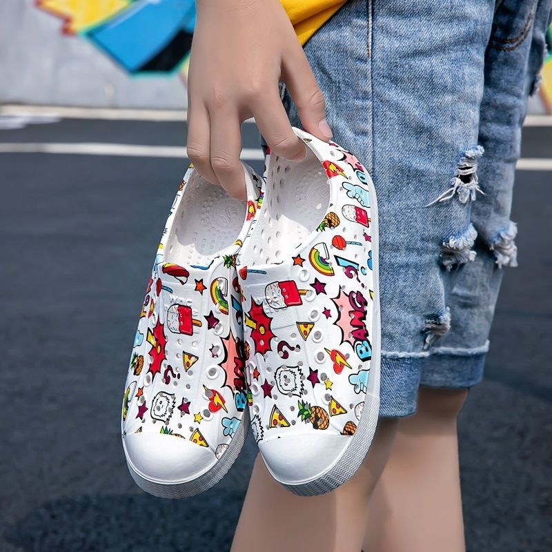 Giày nhựa Trẻ em NATIVE 2023, giày siêu nhẹ đi mưa, đi biển, tặng 2 ticker