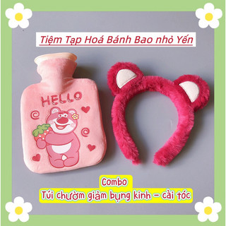 Combo túi chườm - cài tóc - kẹp tóc cần thơ. Ship hoả tốc