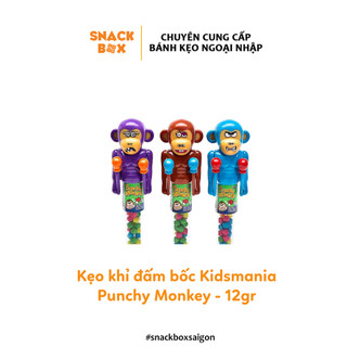Sale xả kho kẹo khỉ đấm bốc kidsmania punchy monkey 12gr - mỹ