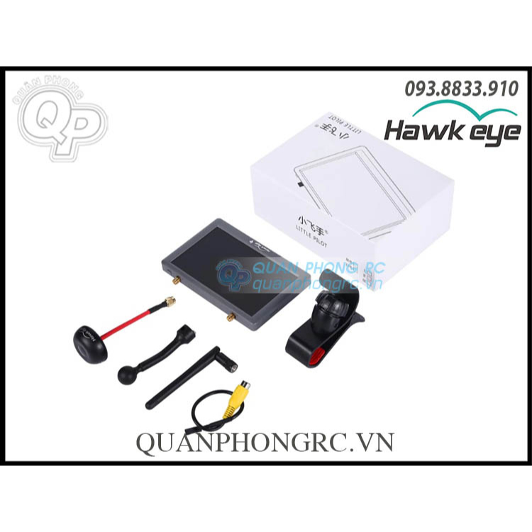 Màn Hình Hawkeye Little Pilot 4 5inch FPV Monitor with Dual Receivers DVR
