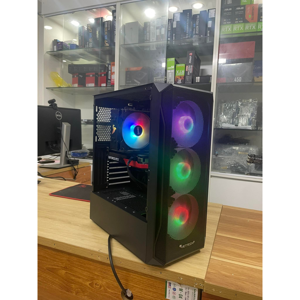 Cấu hình i7 12700k cho ae thoải mái làm việc chơi game - Main ASRock B760M Pro4 new - Core i7 12700K New - Ram 16gb bus