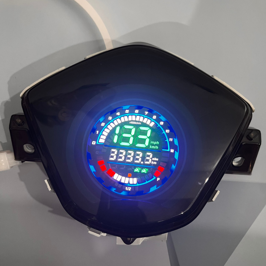 Đồng hồ điện tử PLUS gắn xe Wave S110 - RSX 110 đầy đủ chức năng - SPA