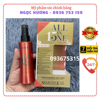 Xịt dưỡng tóc 15trong1 Selective All In One Color 150ml