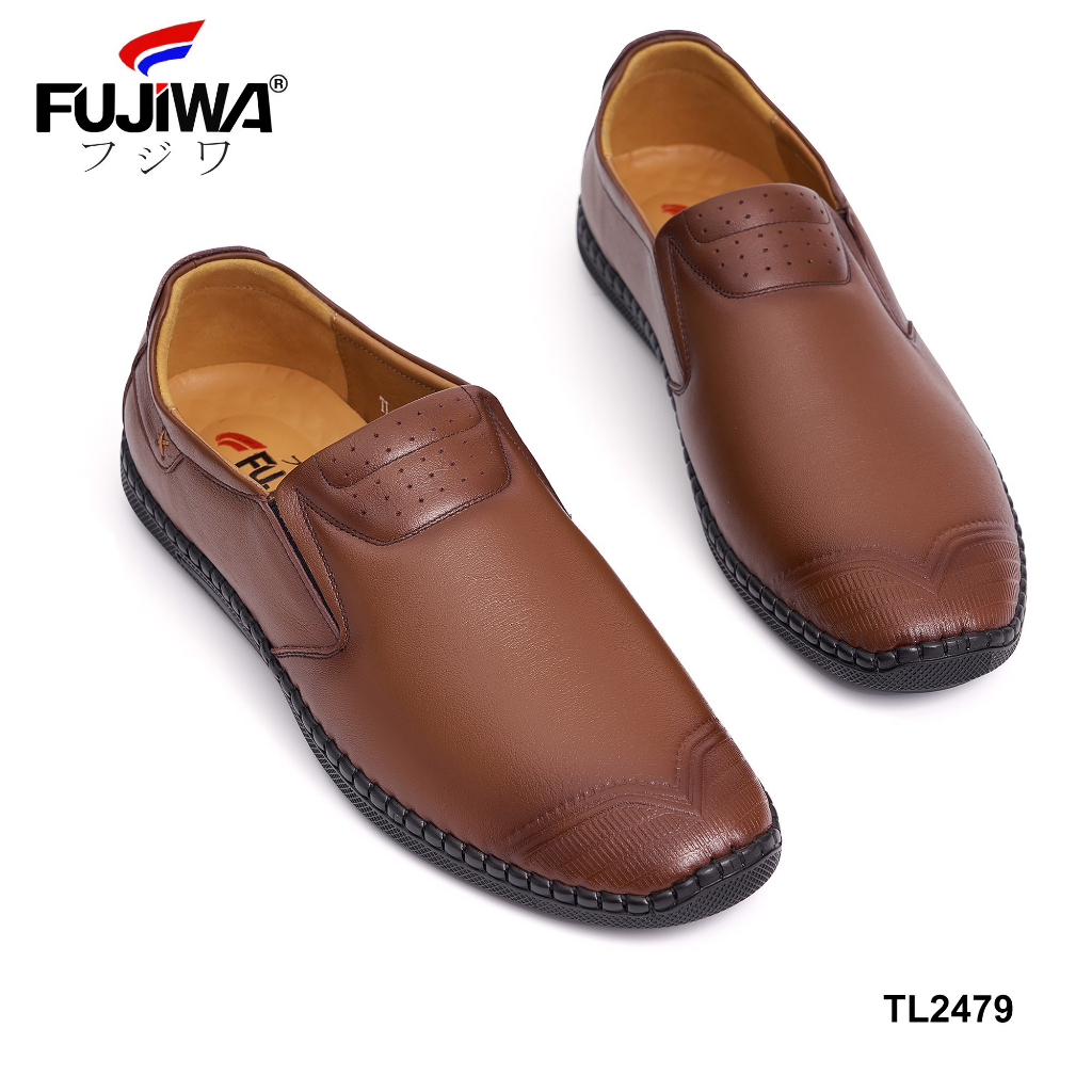 Giày Lười Nam Da Bò FUJIWA - TL2479. Lót Giày Rất Êm Chân. Được Đóng Thủ Công (Handmade). Size: 38, 39, 40, 41, 42, 43