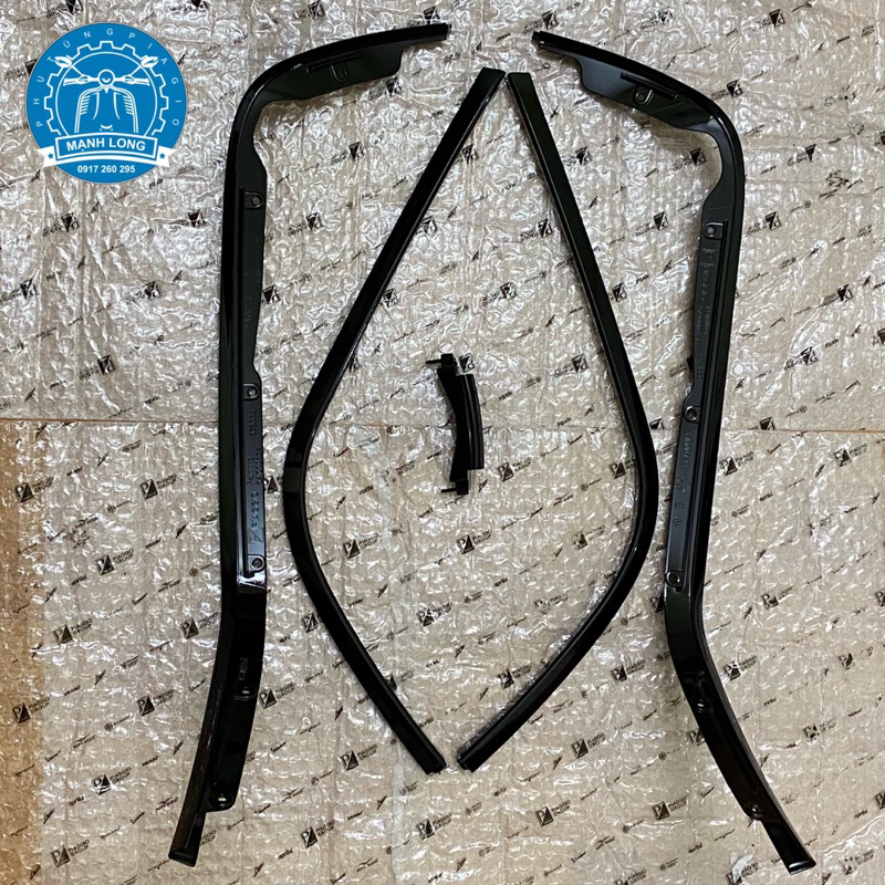 Bộ nẹp Vespa Sprint, Vespa primavera đen bóng và đen lỳ