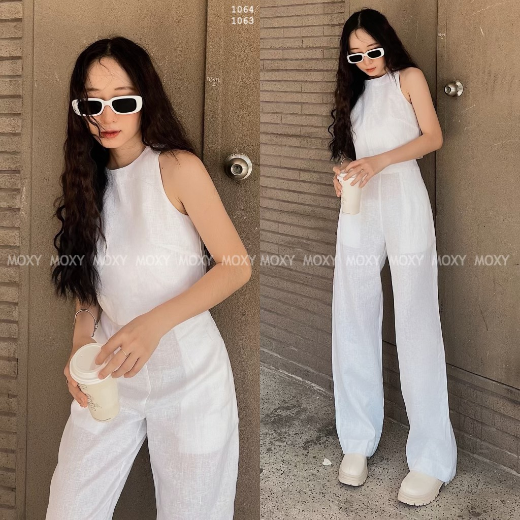 MOST1064-Winnie Linen Croptop