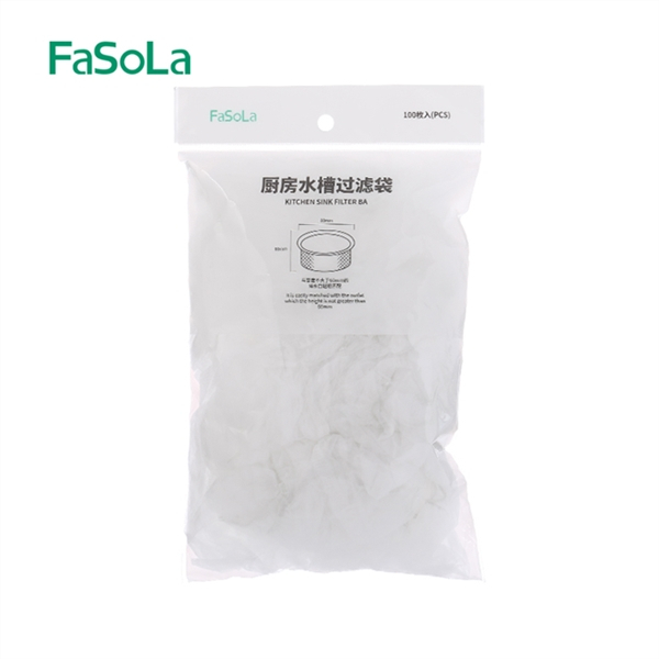 Túi lọc rác bồn rửa chén 100 cái FASOLA FSLQJ-0150