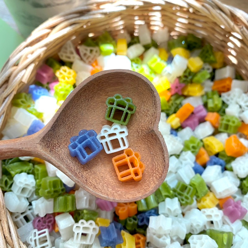 Nui rau củ cho bé - nui nhiều hình