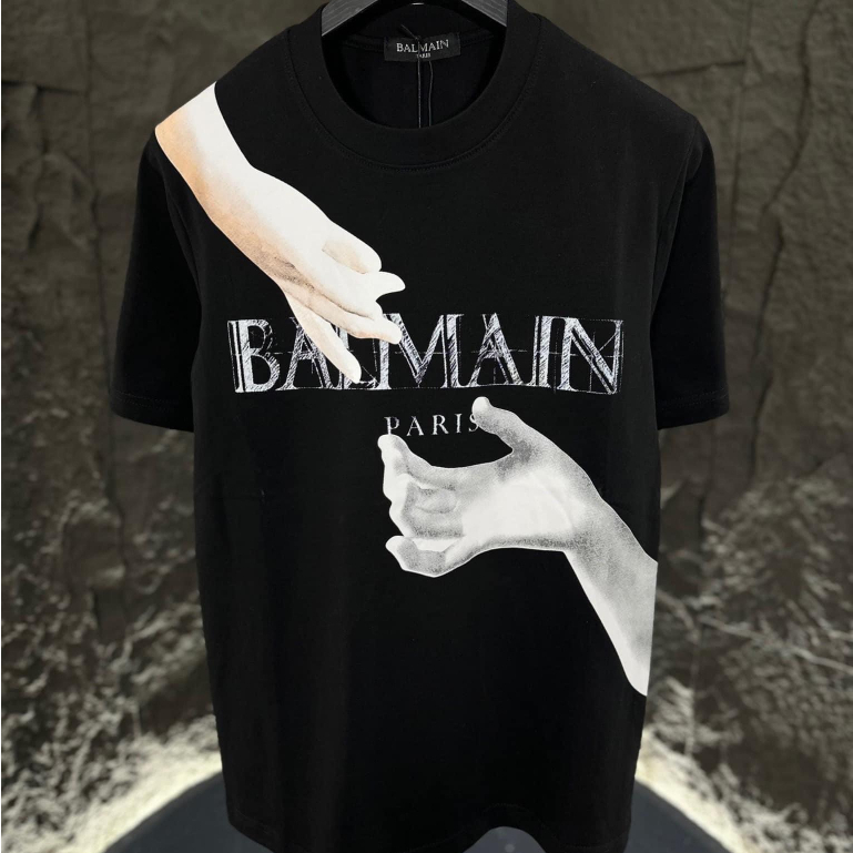 Áo Thun BALMAIN Form Rộng Unisex Cho Nam Nữ