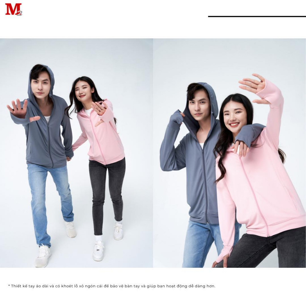 Áo chống nắng nữ mũ liền thoáng mát chống tia UV hiệu quả thời trang M2 D5620342