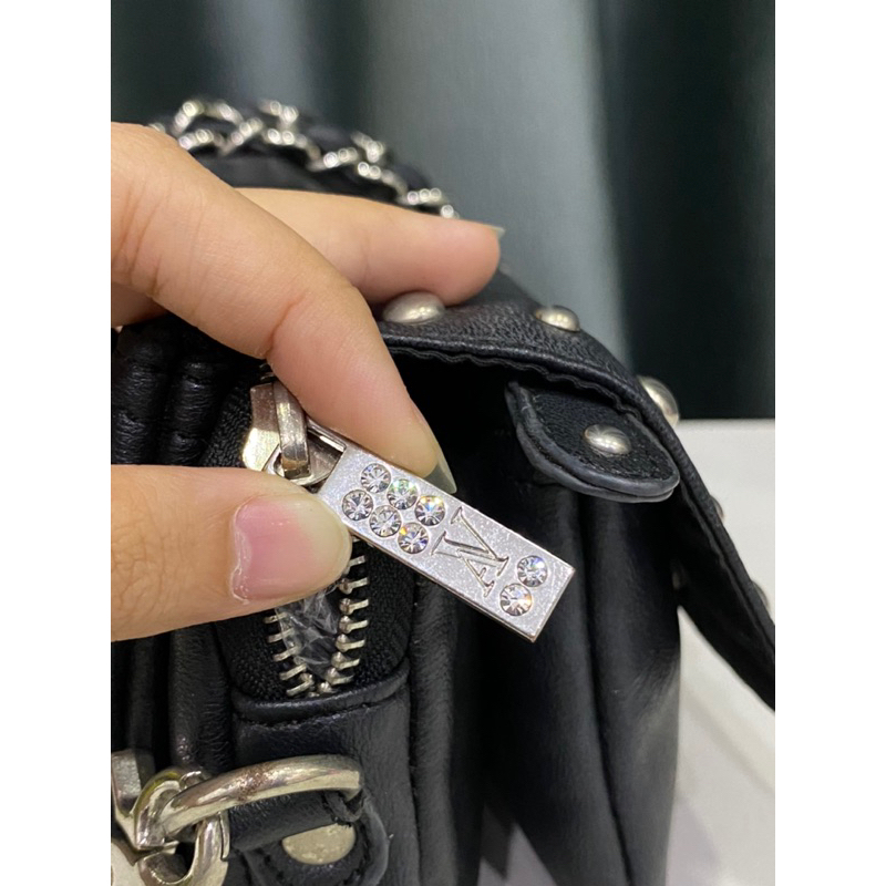 Túi si hiệu VALENZA của Ý đeo vai, belt bag chất da thật