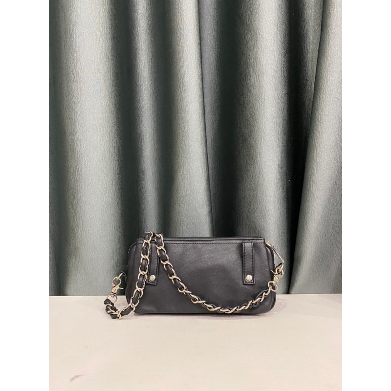 Túi si hiệu VALENZA của Ý đeo vai, belt bag chất da thật