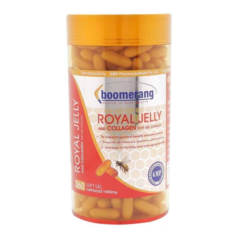 Viên Uống Sữa Ong Chúa Boomerang Royal Jelly & Collagen 360Viên