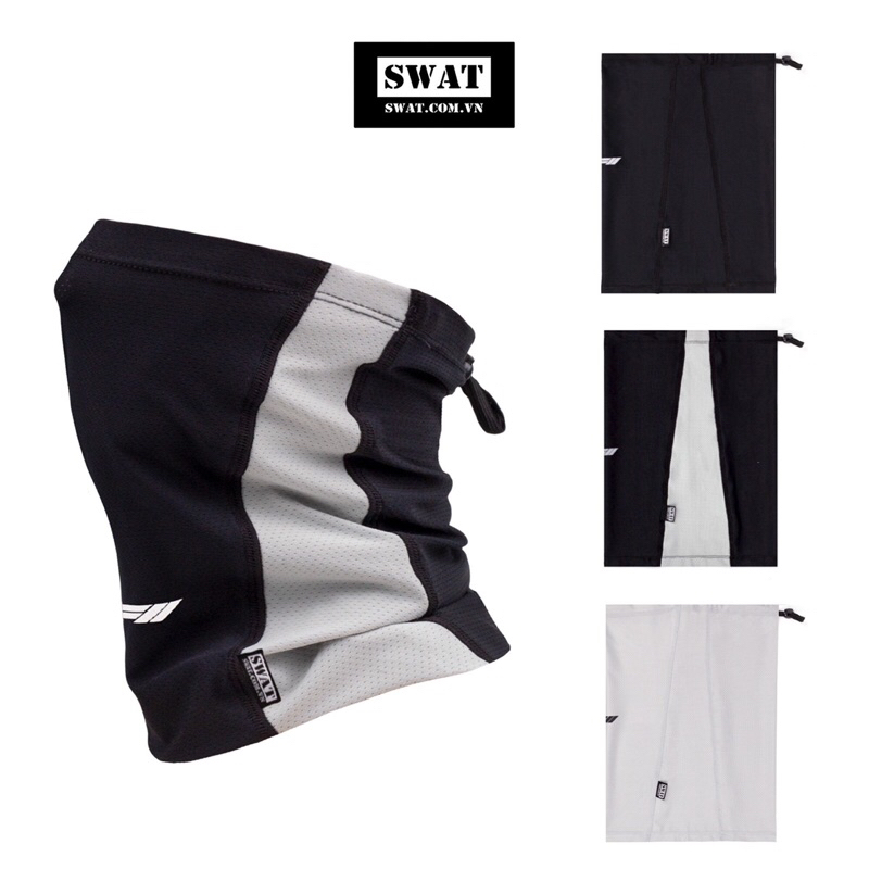 Khăn SWAT FII F2 chống nắng vải thun lạnh mềm mịn mát thấm mồ hôi khăn ống ninja trùm đầu nửa mặt chỉnh size nhỏ to lớn