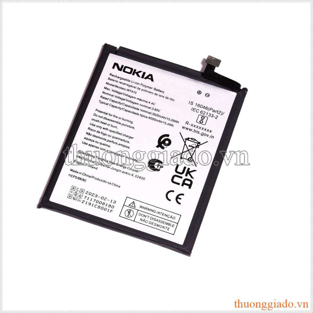 Thay pin Nokia C21 Plus WT410 3.85V 4000mAh 15.4Wh