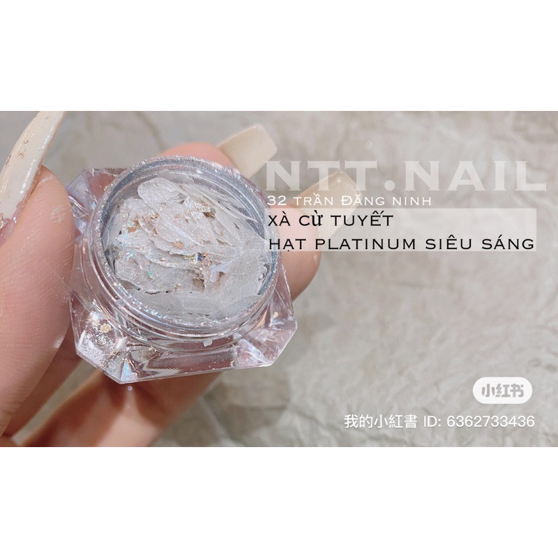 Xà cừ tuyết hạt platinum siêu sáng