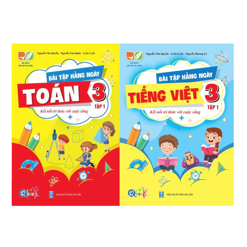 Sách - Combo Bài Tập Hằng Ngày Toán Và Tiếng Việt Lớp 3 - Kết nối tri thức với cuộc sống - Học Kỳ 1