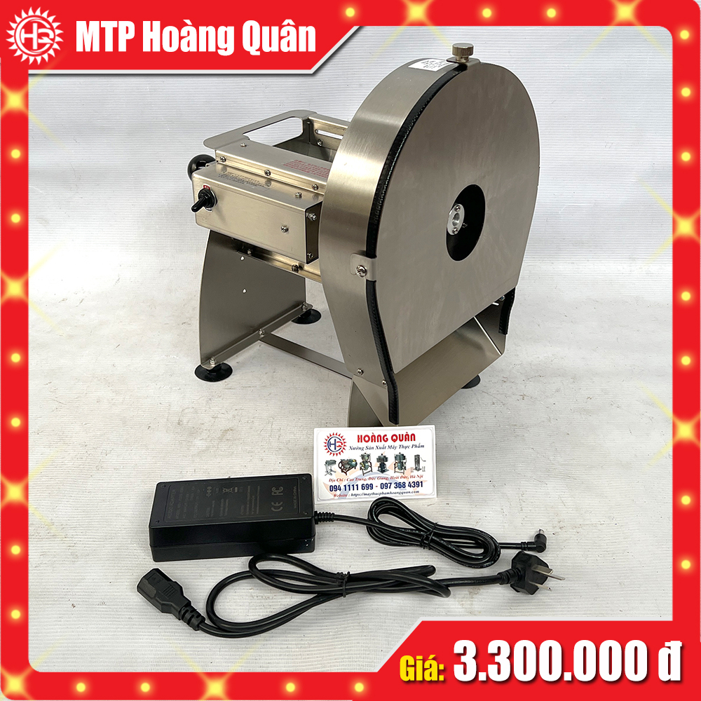 Máy thái sợi, thái lát mỏng trái cây, củ quả INOX QUAY ĐIỆN