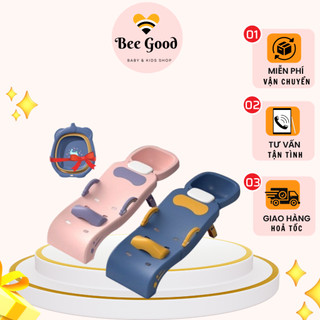 Ghế gội đầu cho bé cỡ đại zozon giường gội đầu gấp gọn có tay vịn nấc điều chỉnh