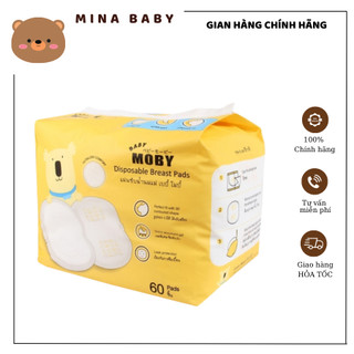 Bịch miếng thấm sữa Moby Baby thoáng khí