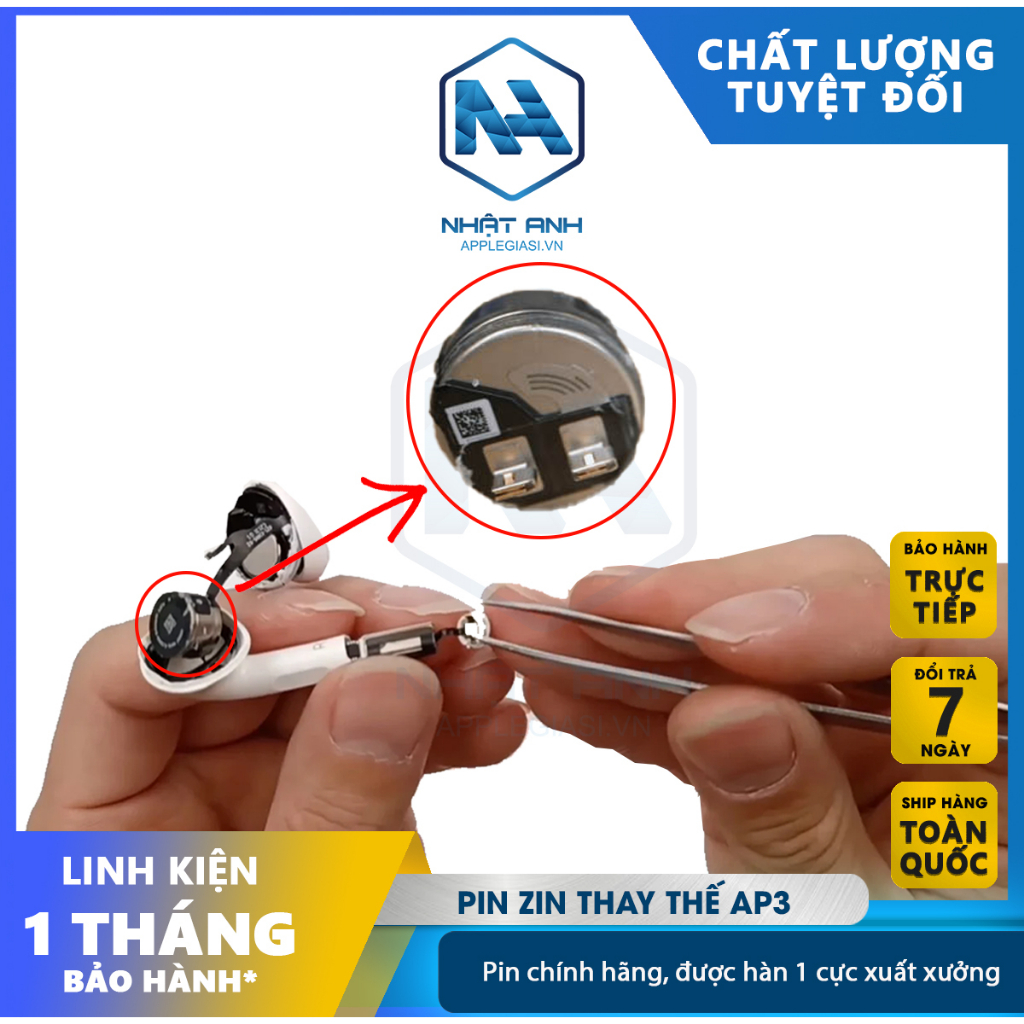 Pin Thay Thế Cho Tai Nghe Bluetooth AP3 GSM Pin Tai Nghe Linh Kiện Thay Thế