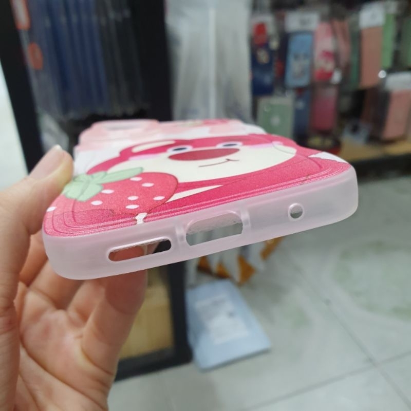 Ốp lưng Xiaomi Redmi Note 11 4G, 11 pro, 11 pro 5G dẻo lượng sóng lưng in hình gấu dâu có bảo vệ camera