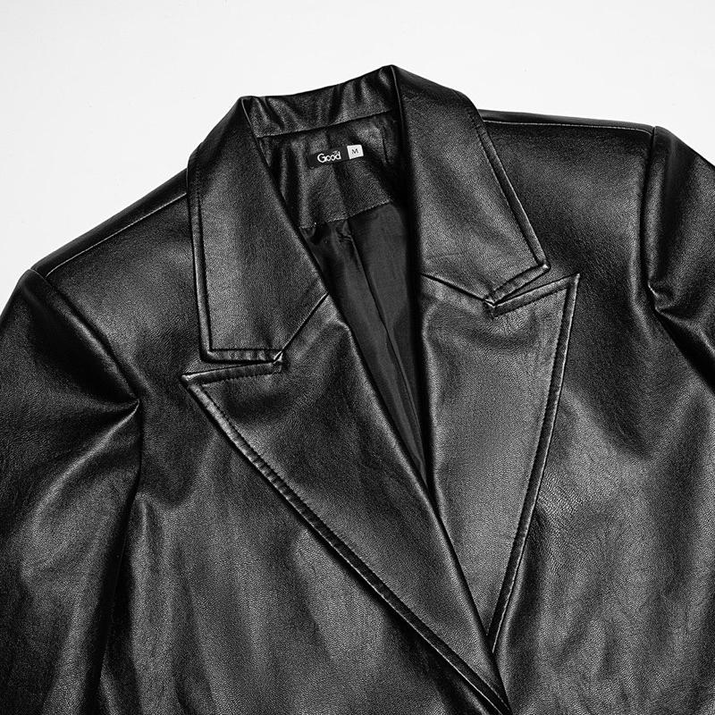 Áo khoác da form oversize hàng thiết kế cao cấp siêu đẹp