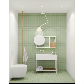 Decal dán nhà tắm khổ lớn 500x60cm - Decal nhà vệ sinh màu Pastel - Chống thấm nước - HN Decor