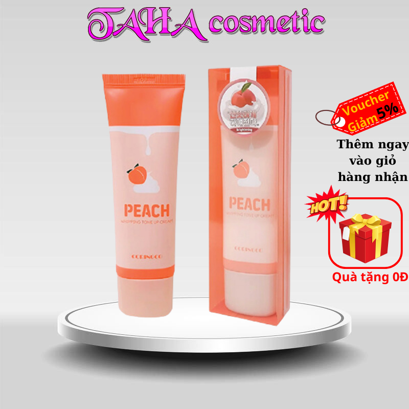 Kem đào nâng tone da Peach Whipping Tone Up Cream 50ml - Hàn Quốc