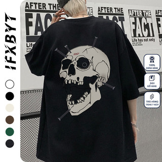 Áo thun nam IFXBYT N0014 boy phố thời trang đẹp tay lỡ unisex bigsize 100% cotton