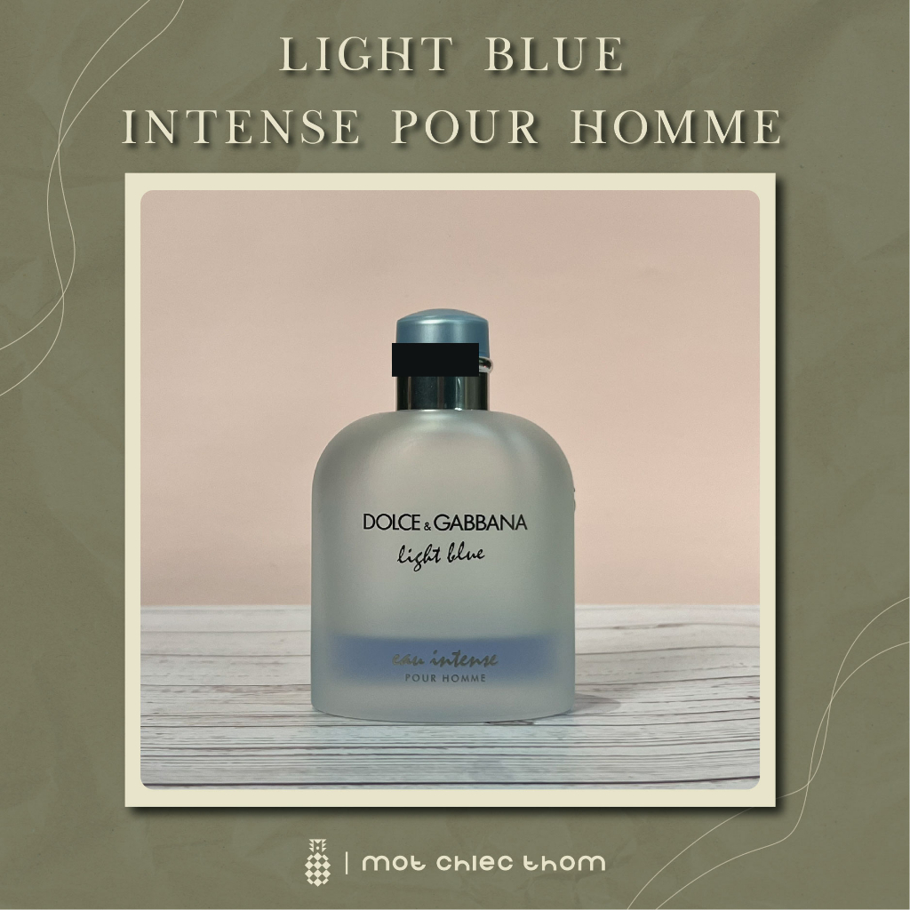 Nước hoa chiết chính hãng nam D&G Light Blue Eau Intense Pour Homme