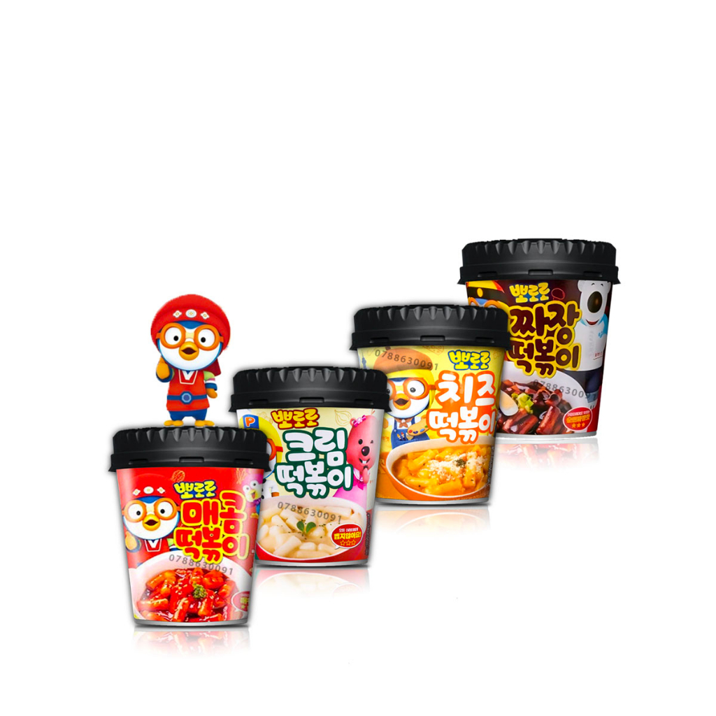 Bánh Gạo TOKBOKKI PORORO Hàn Quốc Ly 120G