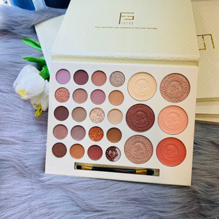 Bảng mắt 26 Ô Frank Color kèm cọ, Phấn mắt nội địa trung tone màu chuẩn