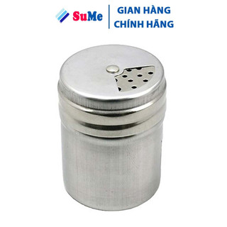 Lọ đựng tăm xỉa răng, hũ hủ hộp đựng tăm tiêu xay Inox cao cấp