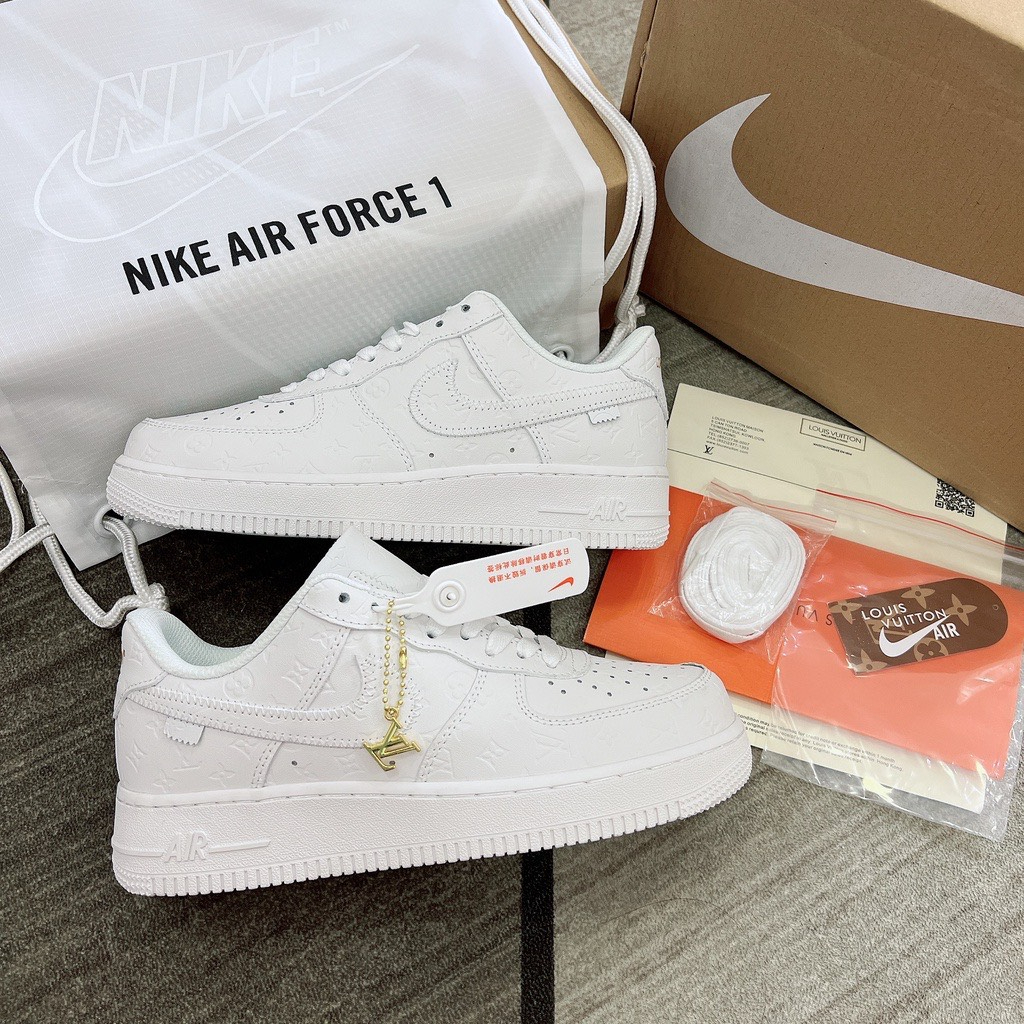 Giày_Nike Air Force 1 LV Trắng, Giày AF1 LV Bản Cao Cấp Bản Đẹp Hot Trend Full Box Bill | BigBuy360 - bigbuy360.vn