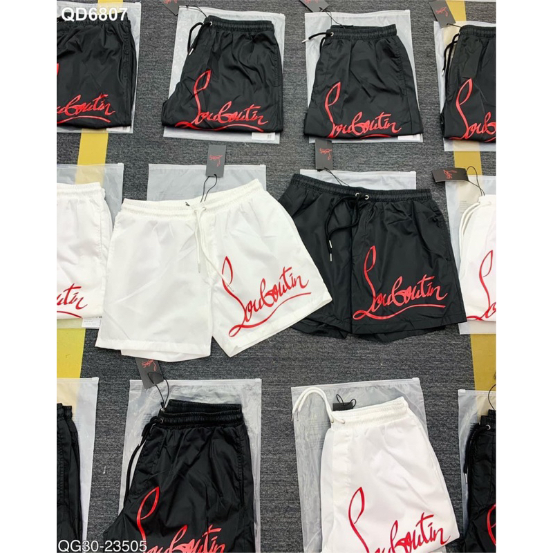 Short gió hoạ tiết logo thiêu cực đẹp new 2023