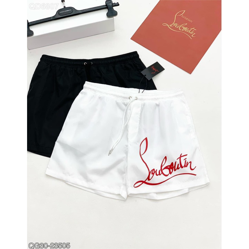 Short gió hoạ tiết logo thiêu cực đẹp new 2023