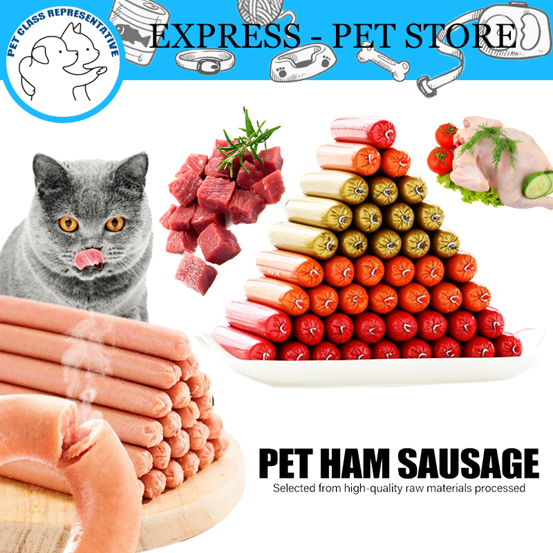 Thức ăn cho chó, Xúc xích cho chó cưng 15g,  Xúc xích cho mèo, Đồ ăn nhẹ cho thú cưng, Thức ăn cho chó mèo, Thức ăn ham