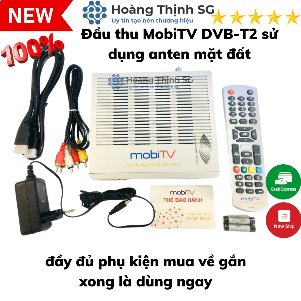 Đầu thu MobiTV DVB-T2 sử dụng anten mặt đất, đầu thu truyền hình KTS số mặt đất MobiTV, xem các kênh truyền hình HD