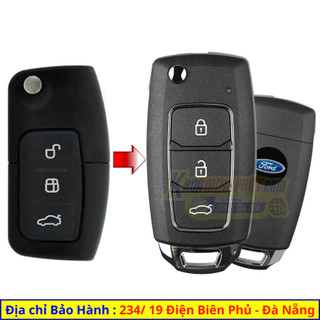 Chìa Khoá remote xe ô tô Ford Ecosport Focus Fiesta mẫu V28