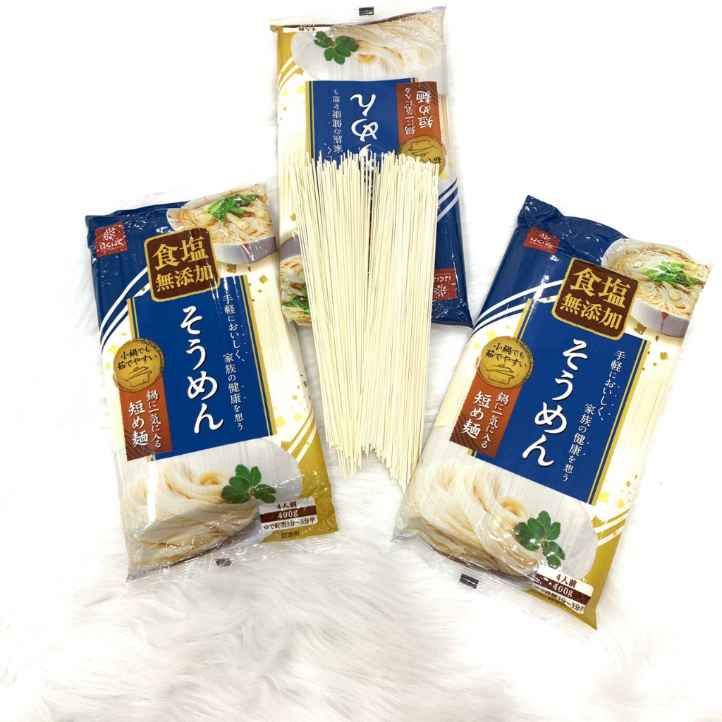 Bún Somen Ăn Dặm Dành Cho Bé Từ 5 Tháng Không Sử Dụng Chất Bảo Quản 400 gram