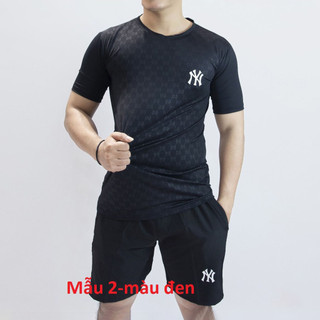 Bộ quần áo thể thao nam, đồ bộ nam mùa hè chất thun lạnh cao cấp thấm hút mồ hôi,  co giãn 4 chiều.