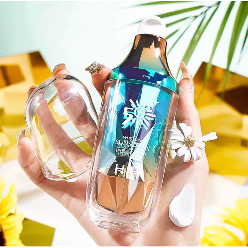 Kem Chống Nắng HiH Nâng Tone Dưỡng Ẩm Da SPF 50+ Hàng Rào Bảo vệ da 15h